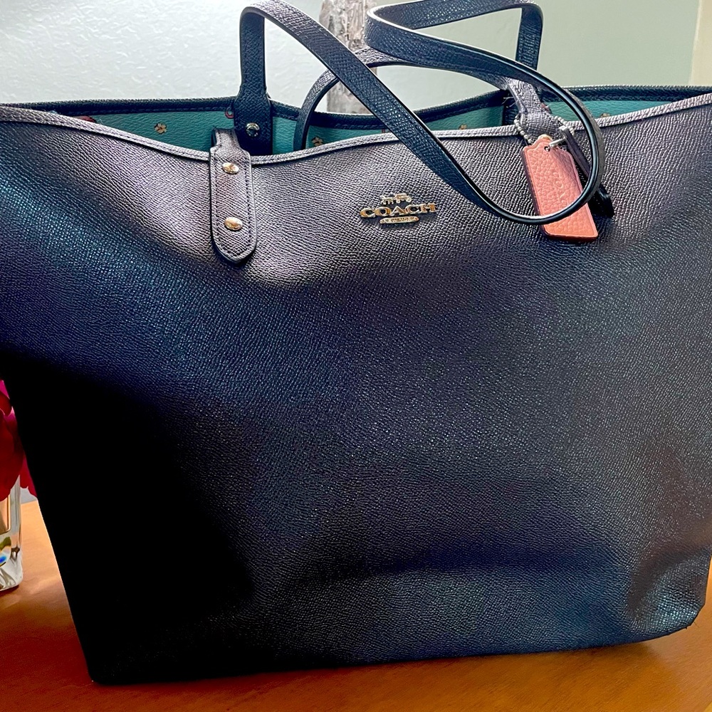 Coach Flamingo Reversible Tote Bag - Gently Used